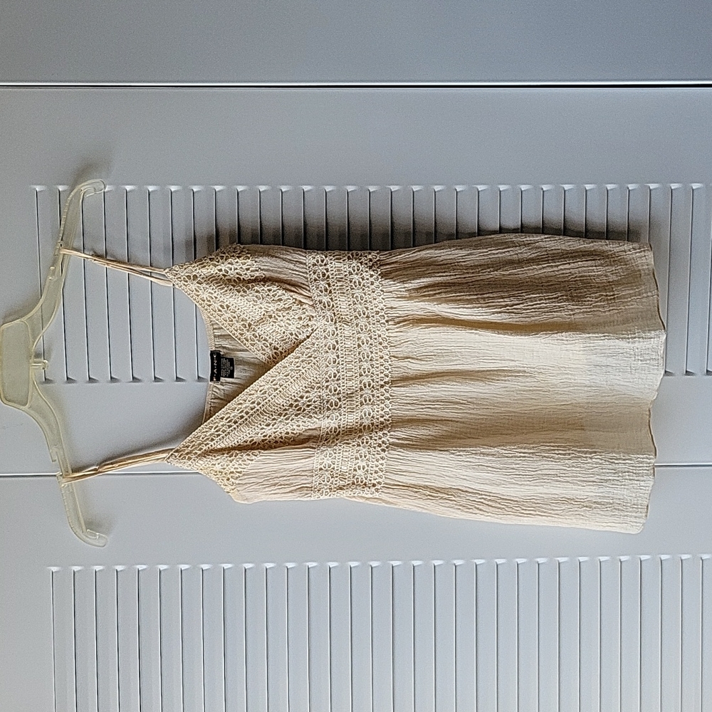 FANG cotton spaghetti straps Top